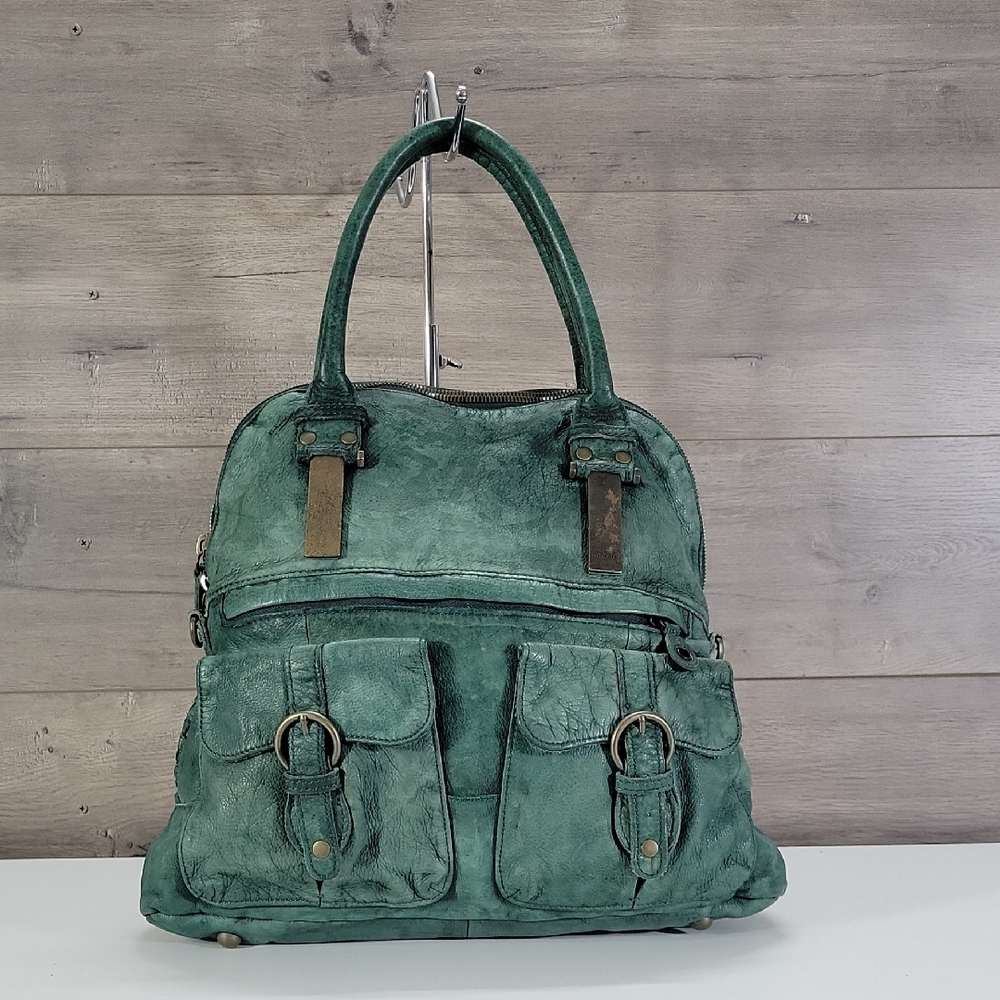 Liebeskind Berlin Green Leather Tote Bag - Stylish Everyday Handbag